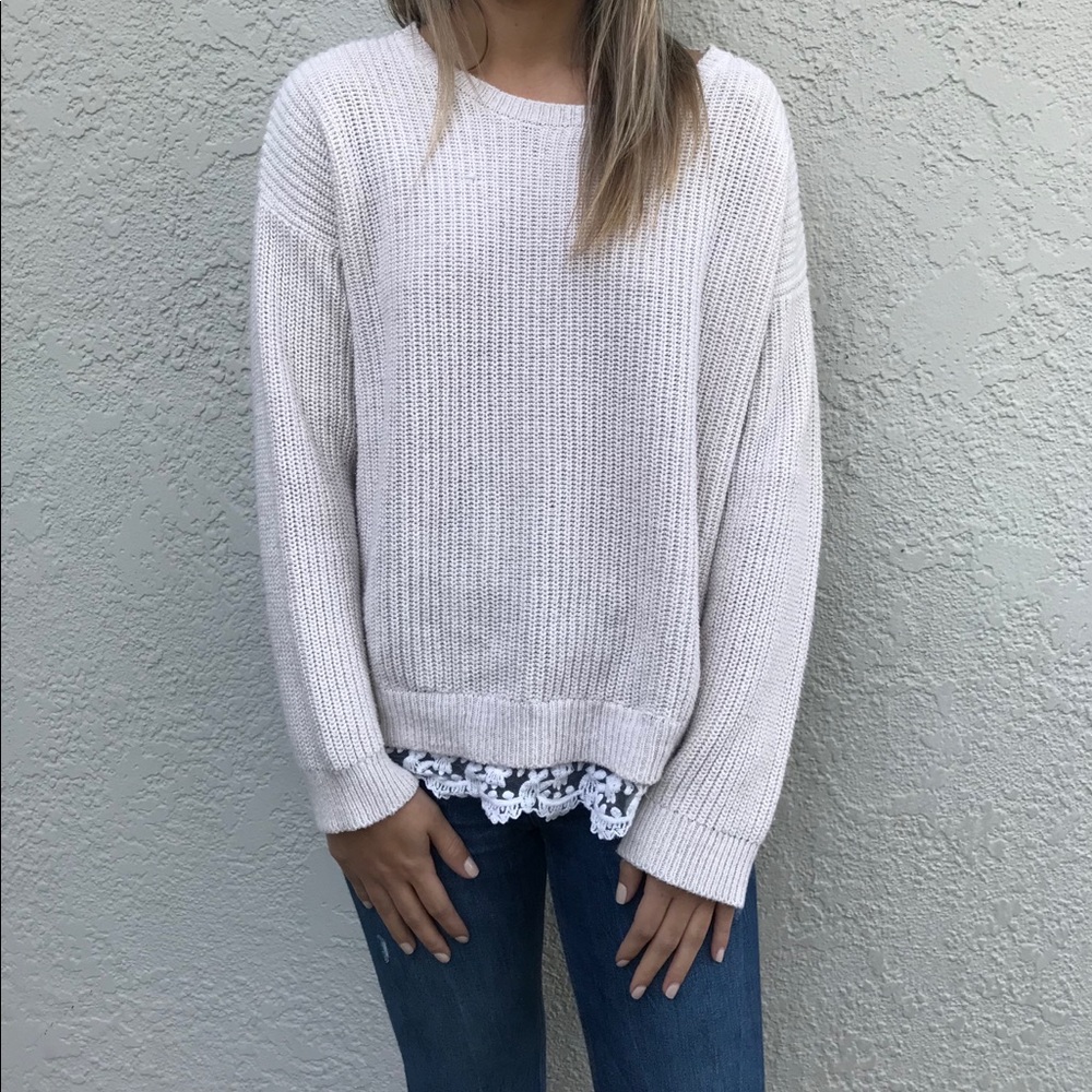 Knit sweater